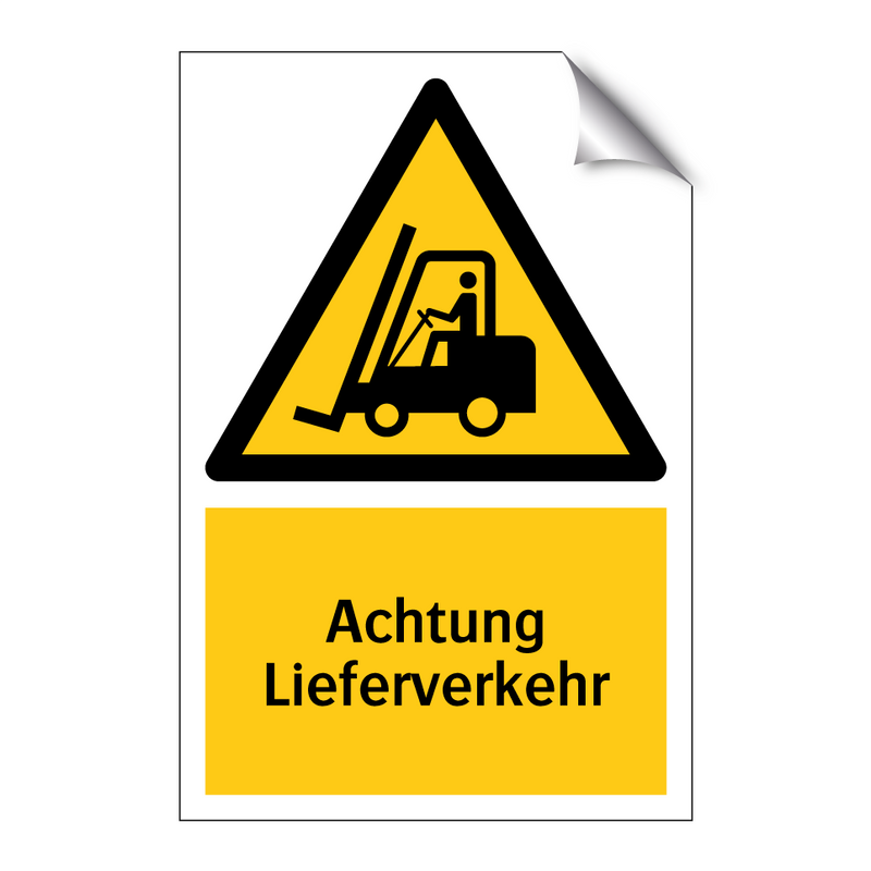 Achtung Lieferverkehr