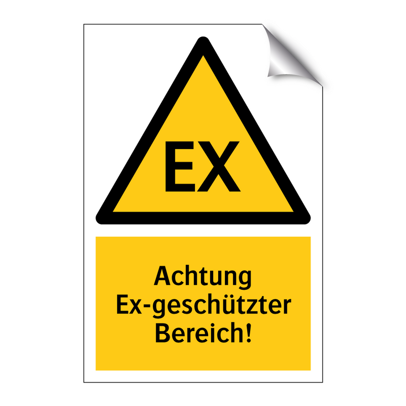 Achtung Ex-geschützter Bereich!