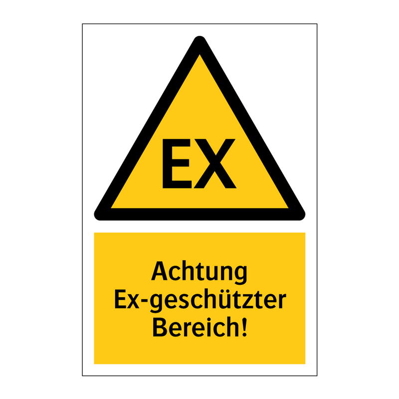 Achtung Ex-geschützter Bereich!