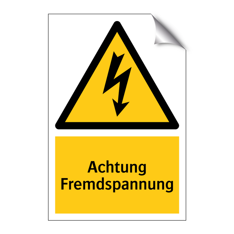 Achtung Fremdspannung