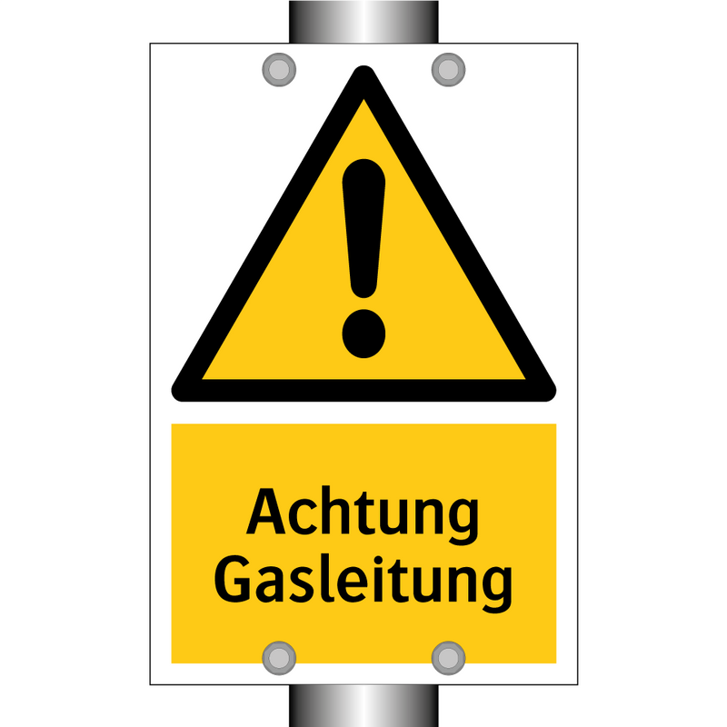 Achtung Gasleitung