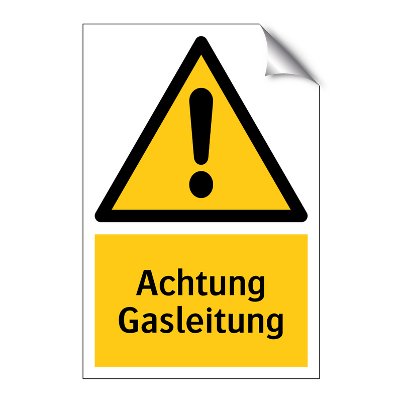 Achtung Gasleitung