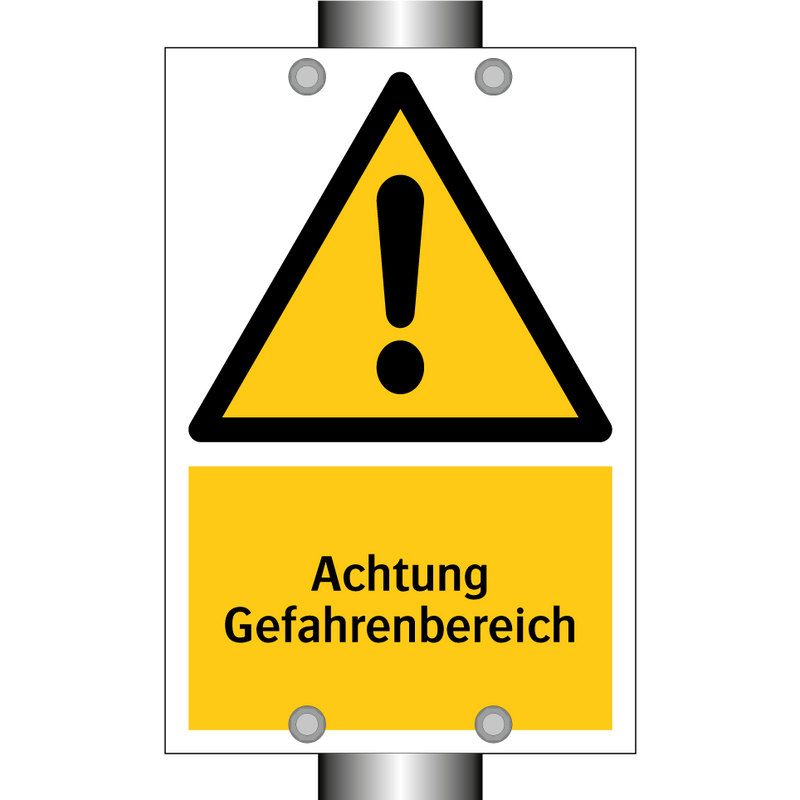 Achtung Gefahrenbereich