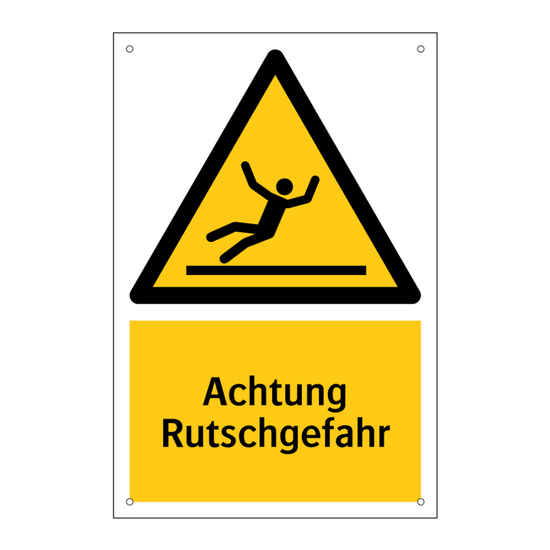 Achtung Rutschgefahr