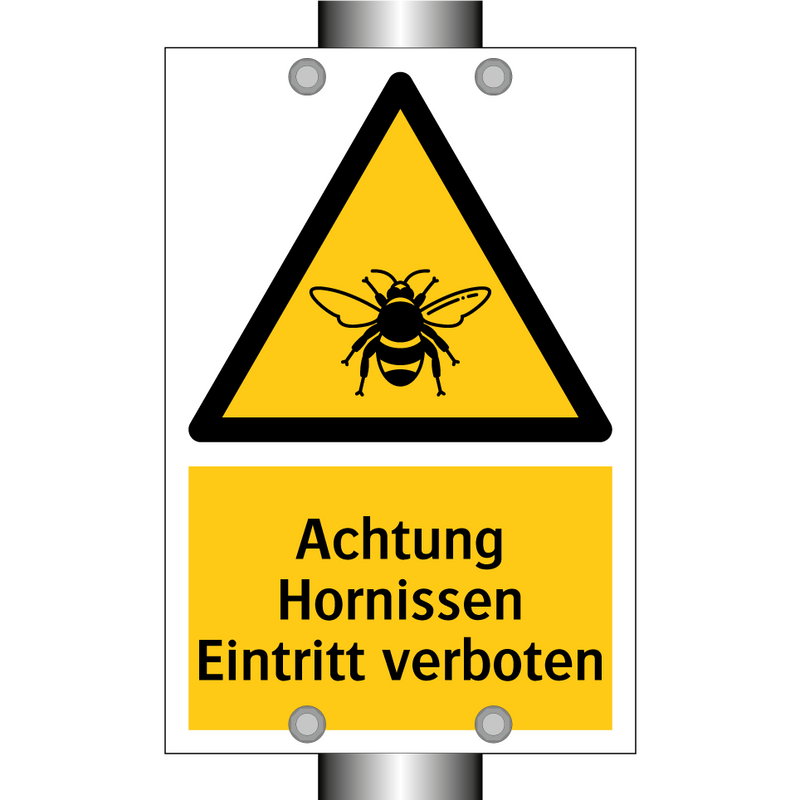 Achtung Hornissen Eintritt verboten