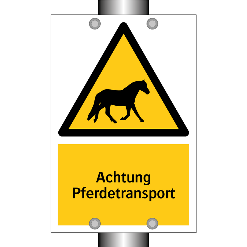 Achtung Pferdetransport