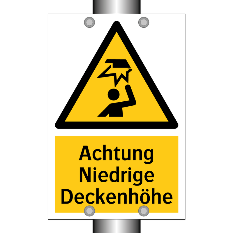 Achtung Niedrige Deckenhöhe