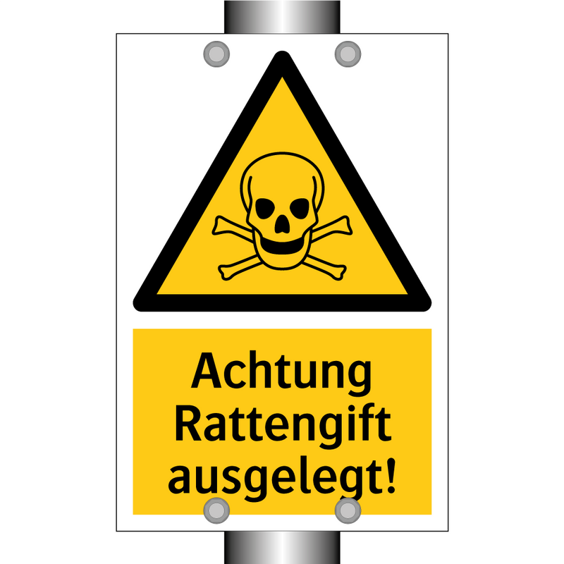 Achtung Rattengift ausgelegt!