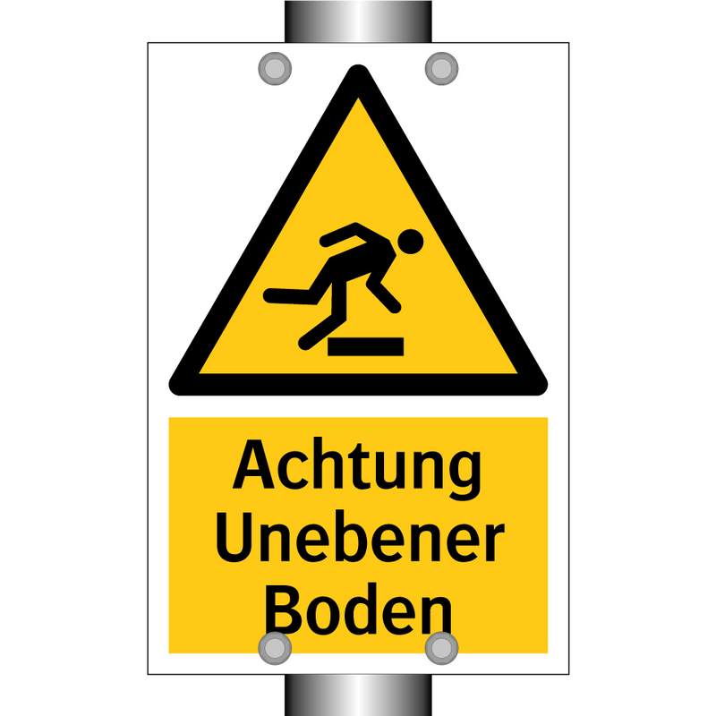 Achtung Unebener Boden