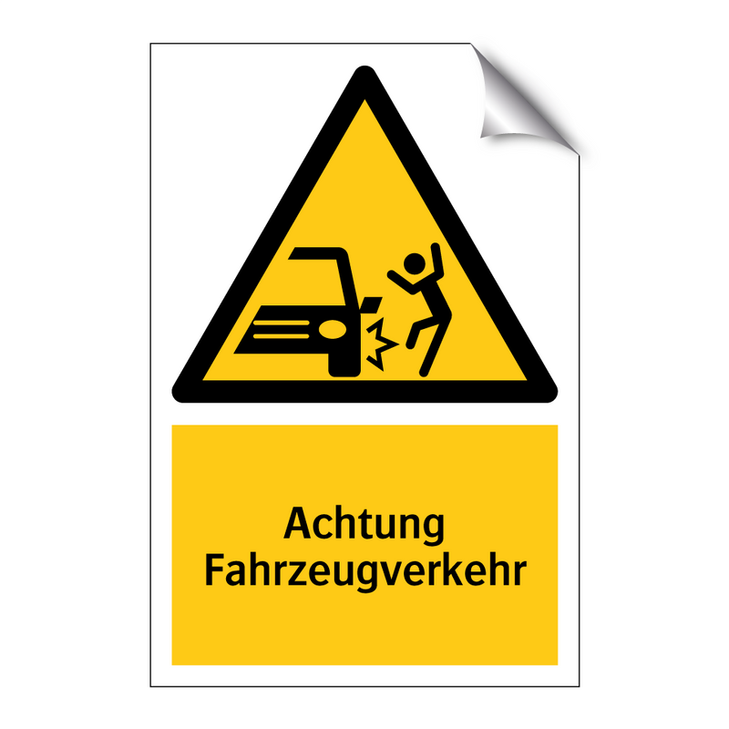 Achtung Fahrzeugverkehr