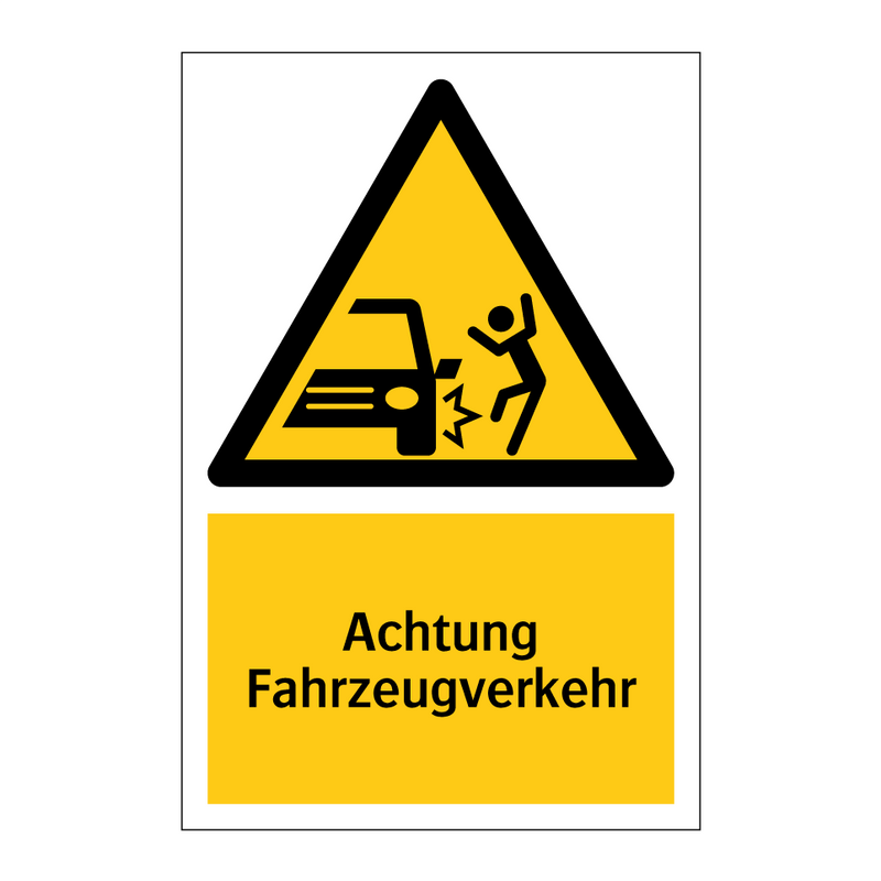 Achtung Fahrzeugverkehr