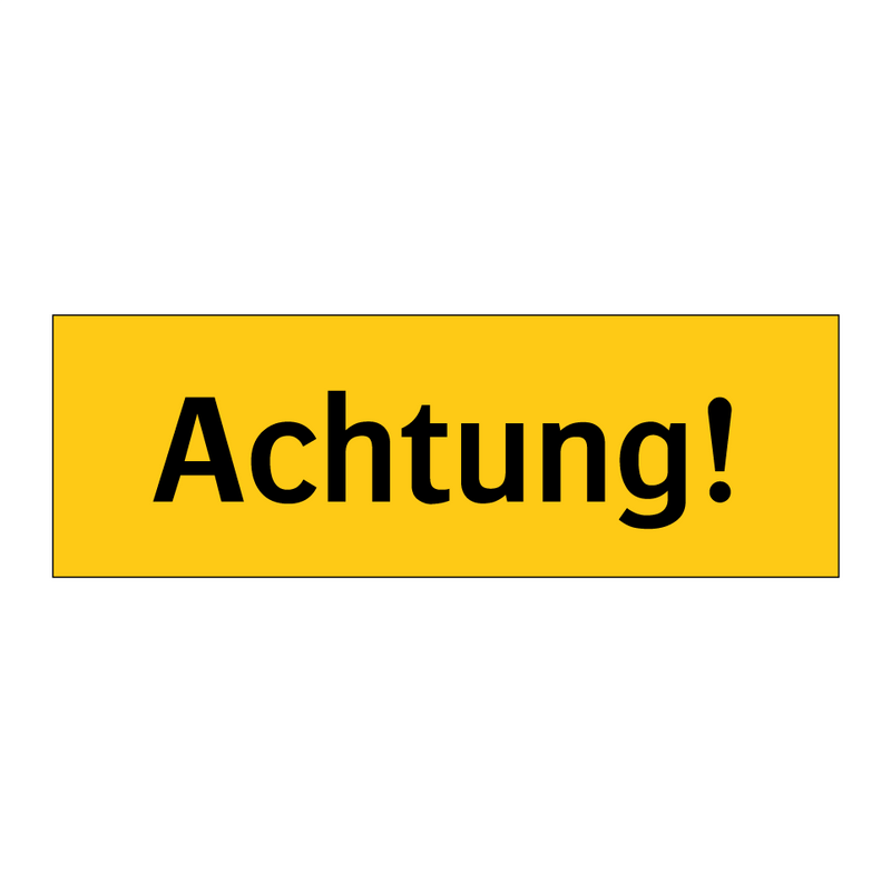 Achtung!