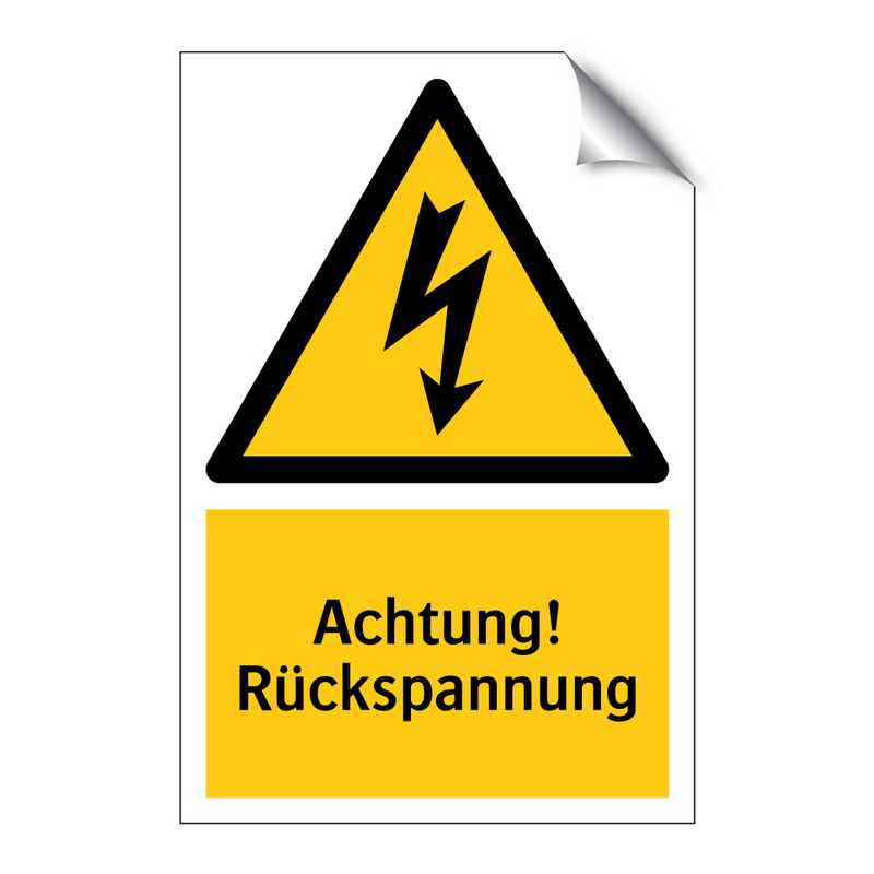 Achtung! Rückspannung