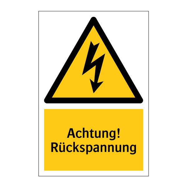 Achtung! Rückspannung