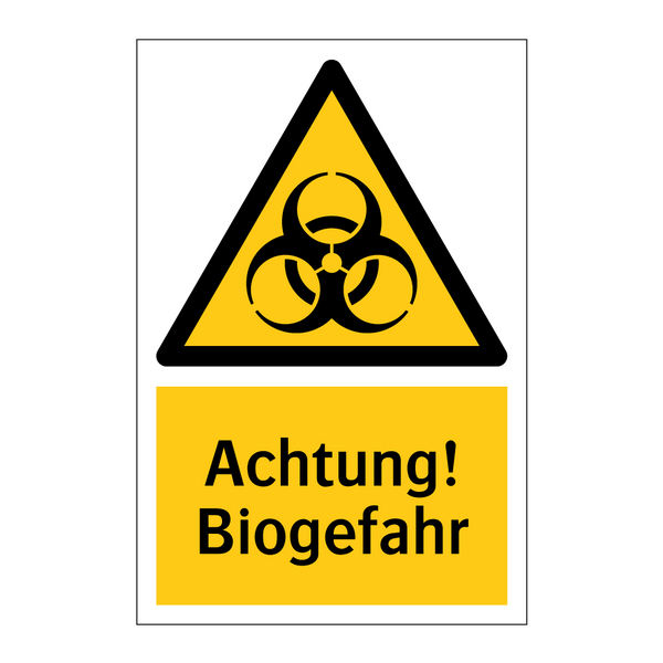 Achtung! Biogefahr