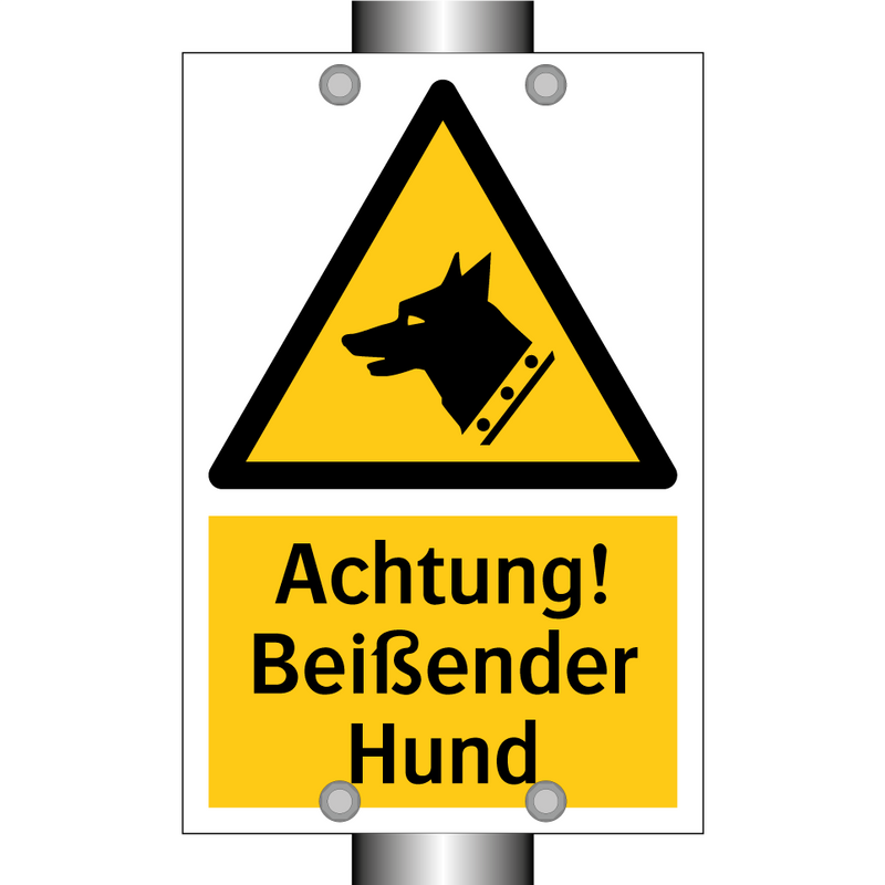 Achtung! Beißender Hund