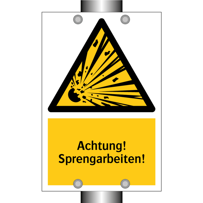 Achtung! Sprengarbeiten!