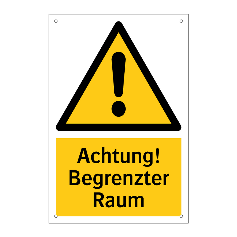 Achtung! Begrenzter Raum