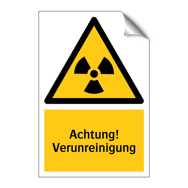 Achtung! Verunreinigung