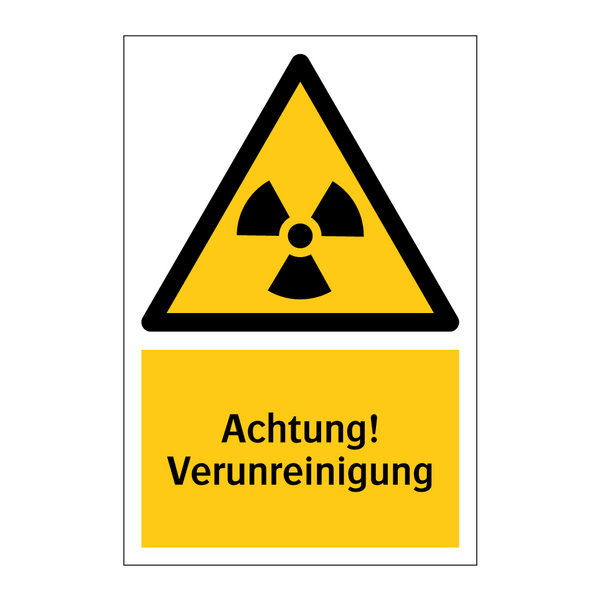 Achtung! Verunreinigung