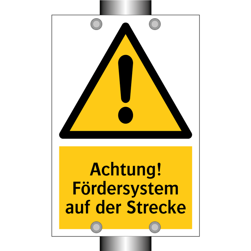 Achtung! Fördersystem auf der Strecke