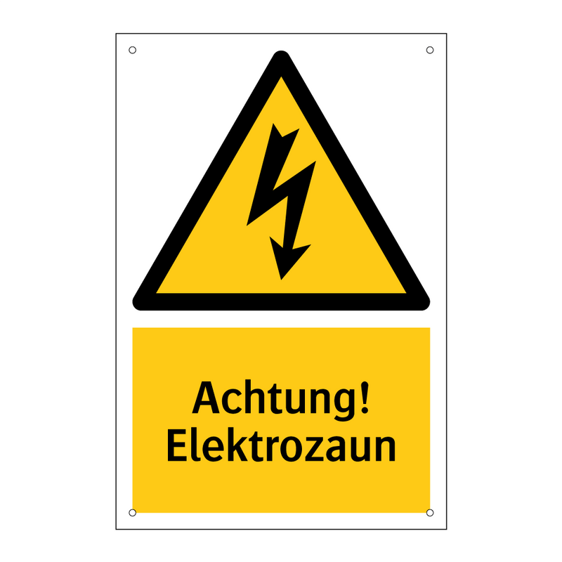 Achtung! Elektrozaun