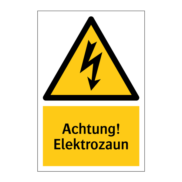 Achtung! Elektrozaun