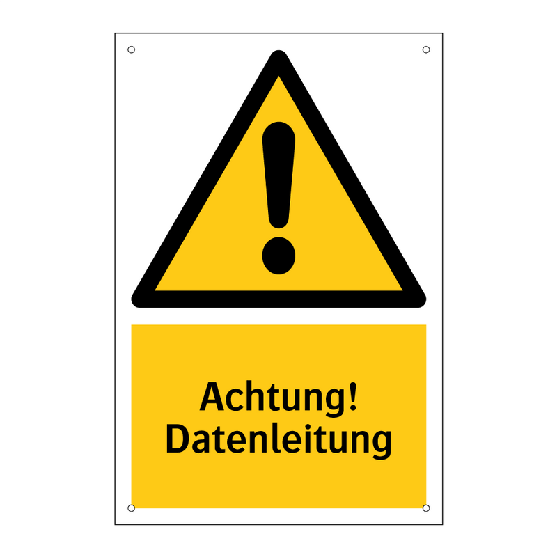 Achtung! Datenleitung