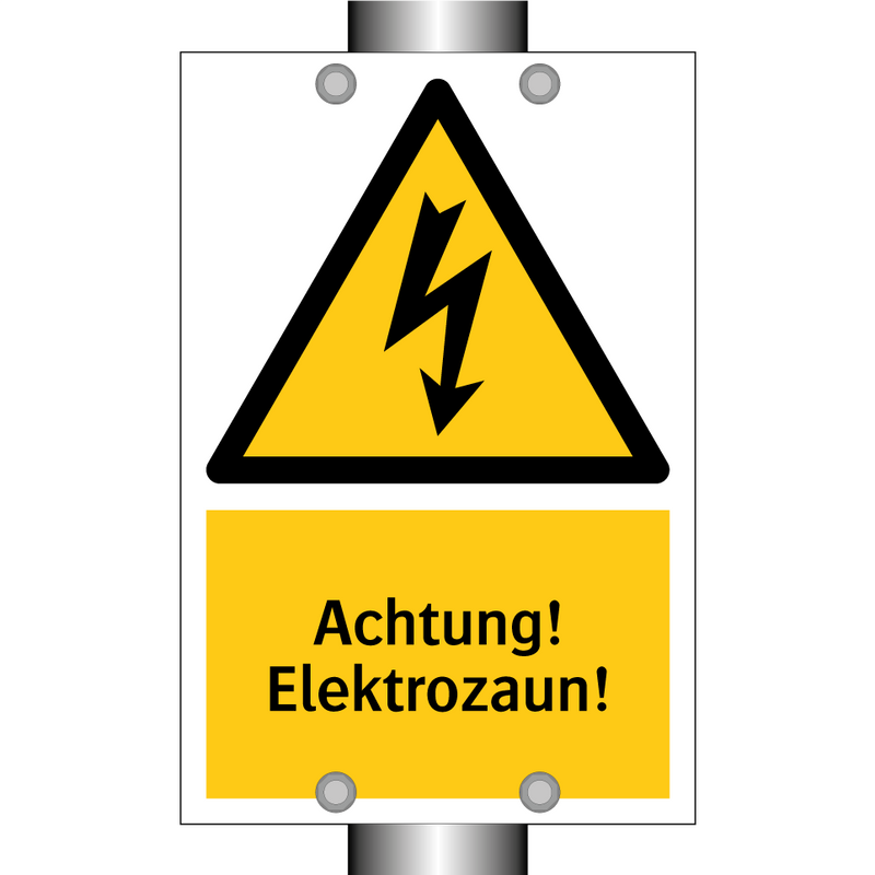 Achtung! Elektrozaun!