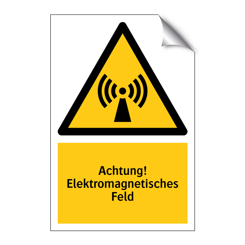 Achtung! Elektromagnetisches Feld