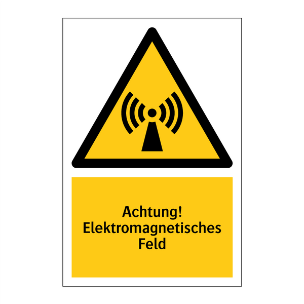 Achtung! Elektromagnetisches Feld