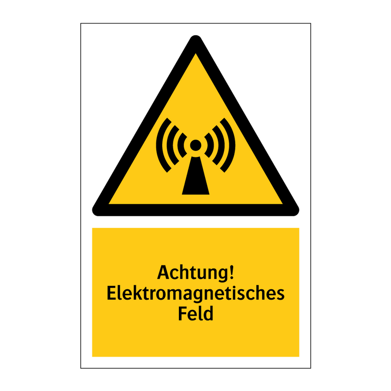 Achtung! Elektromagnetisches Feld