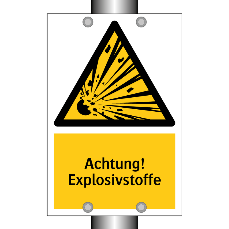 Achtung! Explosivstoffe