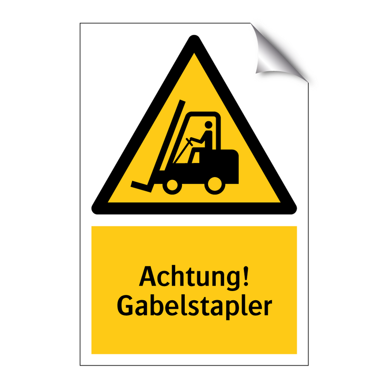 Achtung! Gabelstapler