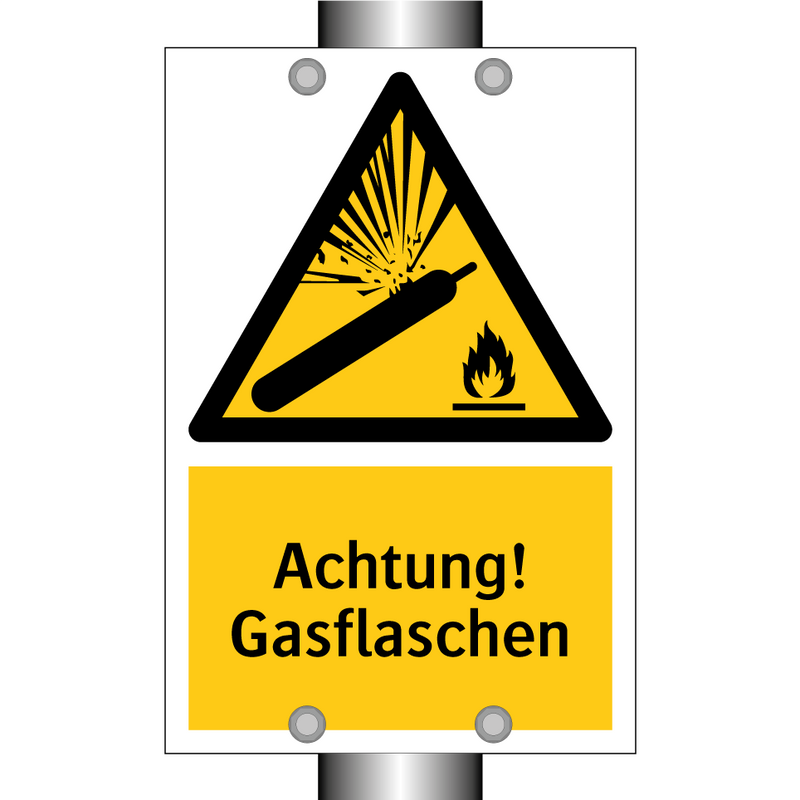 Achtung! Gasflaschen