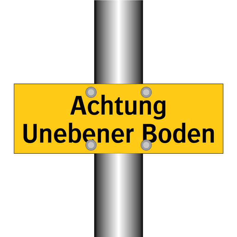 Achtung Unebener Boden