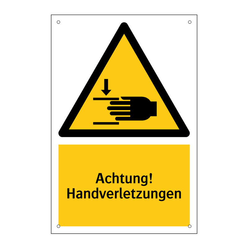 Achtung! Handverletzungen