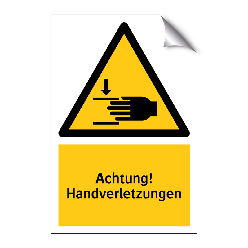 Achtung! Handverletzungen