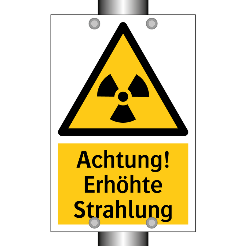 Achtung! Erhöhte Strahlung