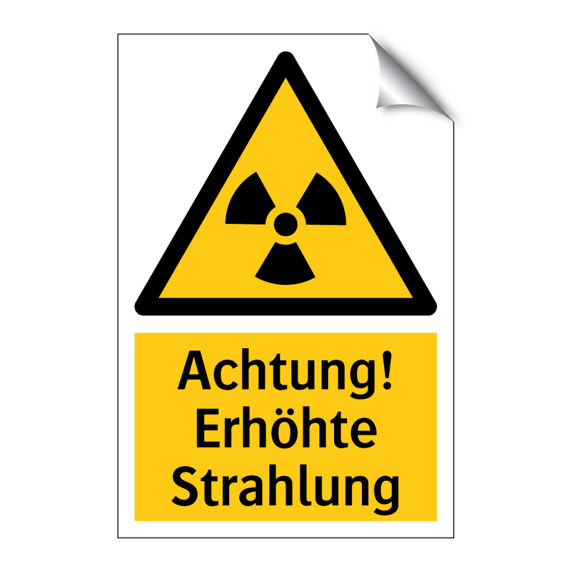 Achtung! Erhöhte Strahlung