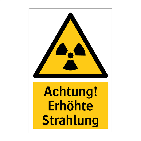 Achtung! Erhöhte Strahlung