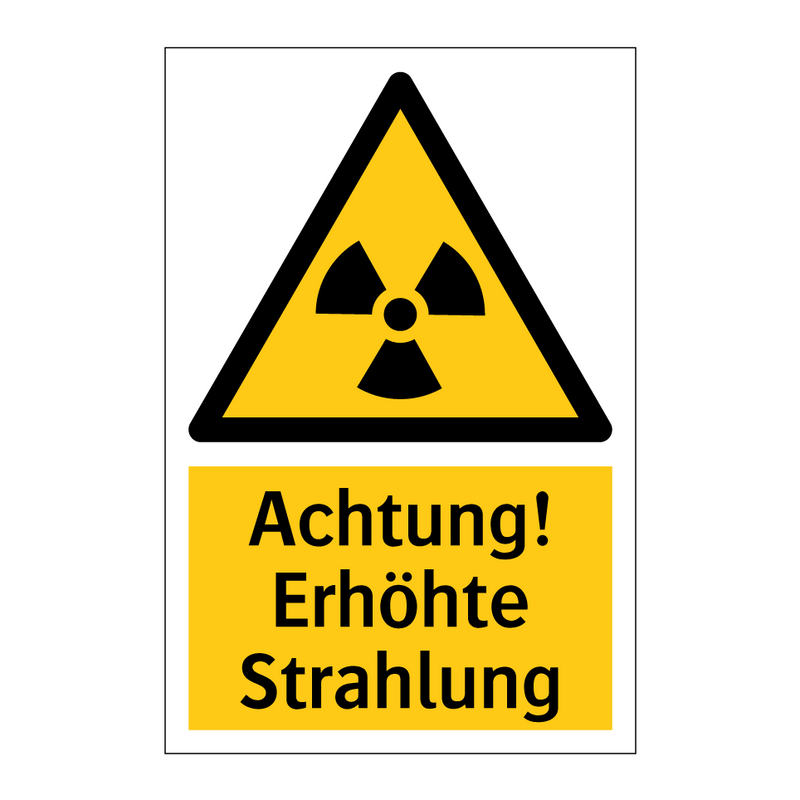 Achtung! Erhöhte Strahlung