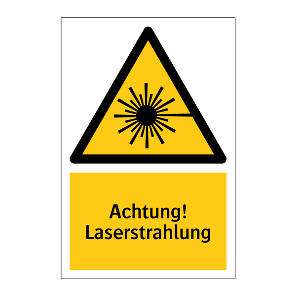 Achtung! Laserstrahlung