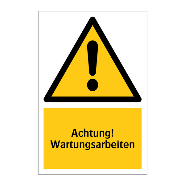 Achtung! Wartungsarbeiten