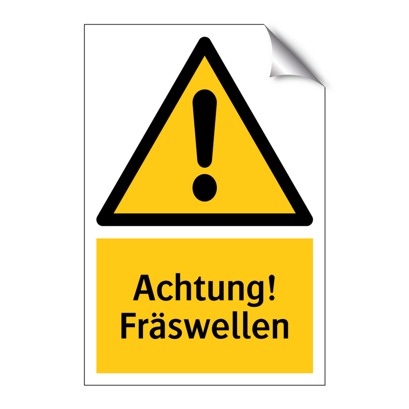 Achtung! Fräswellen