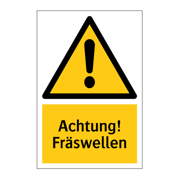 Achtung! Fräswellen