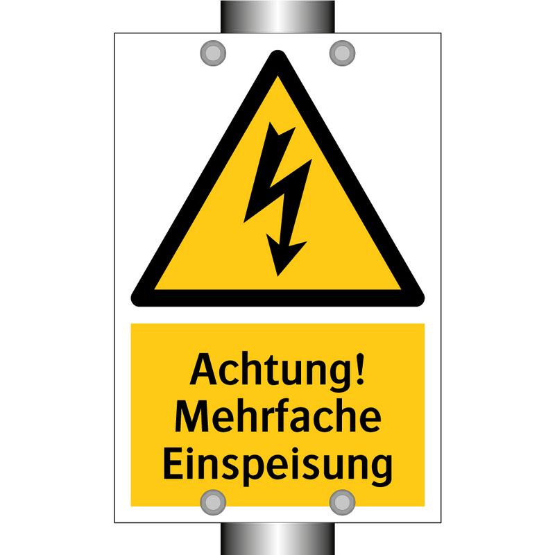 Achtung! Mehrfache Einspeisung