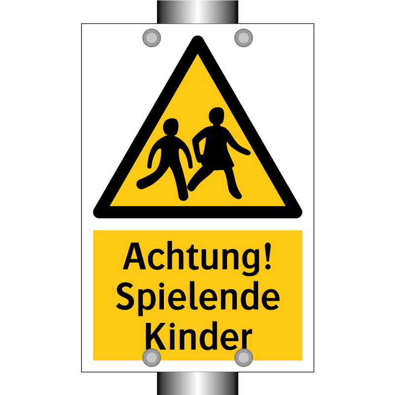 Achtung! Spielende Kinder