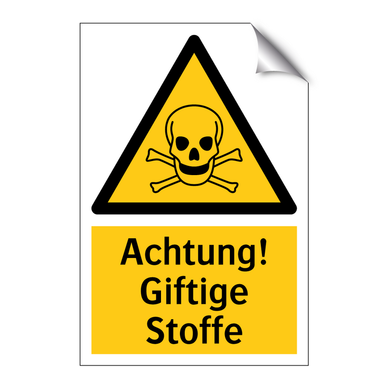 Achtung! Giftige Stoffe