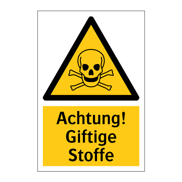 Achtung! Giftige Stoffe